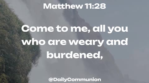 Matthew 11:28