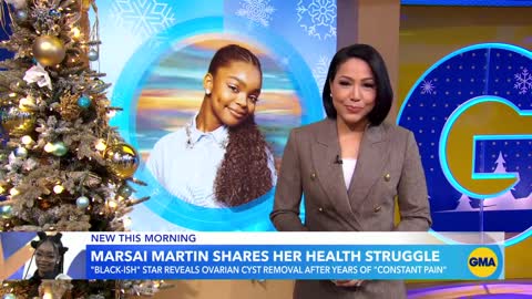 ‘Black-ish’ star Marsai Martin reveals ovarian cyst removal l GMA