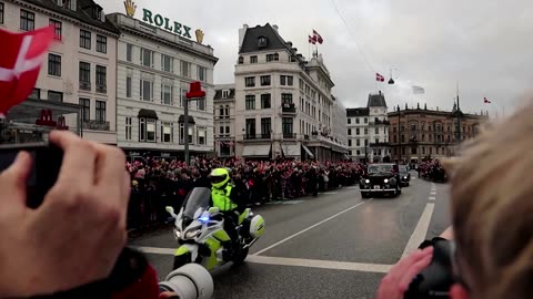 Denmark's King Frederik X takes the throne