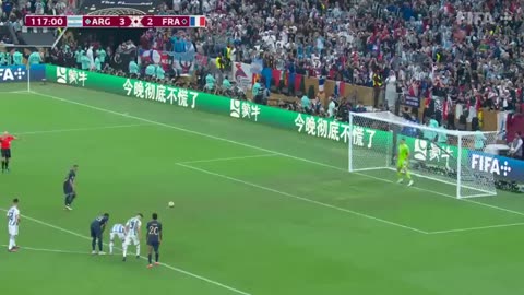 All Mbappe's goals in the 2022 World Cup final