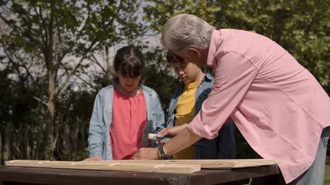 Woodworking with Grandchildren