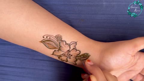 How to draw 8 Different Types of Henna Flowers | Beautiful and easy Mehndi Flowers