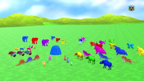 Animles tigar cow elephant game