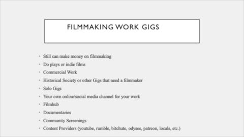 Filmmaking for Profit