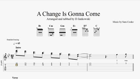 How to play A Change Is Gonna Come