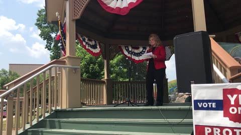 Jennifer Gross at the March for Children Event in Hamilton, Ohio