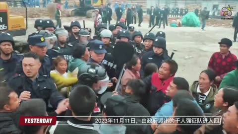 Fierce clashes erupt as Yi people resist demolition in Daliang Mountains