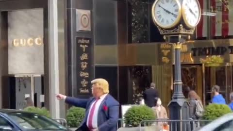 Trump's days as a traffic policeman fyp# new york