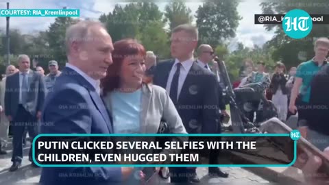 Putin's Rare Photo-Op In Kronstadt; Smiles, Hugs, Selfies In Candid Walkabout I Watch