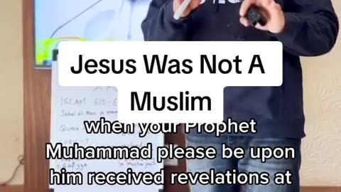 Islamist say that Jesus was a muslim:))