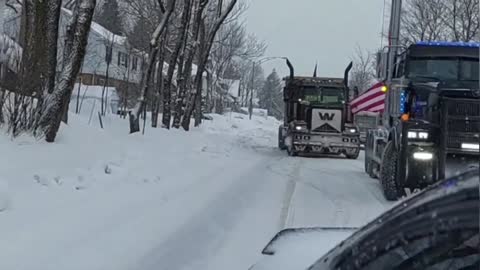 THE MEDIA SAYS THAT TRUCKERS WERE LEAVING? DUE TO THE FACT THAT THEY ARE NOT LEAVING!!!