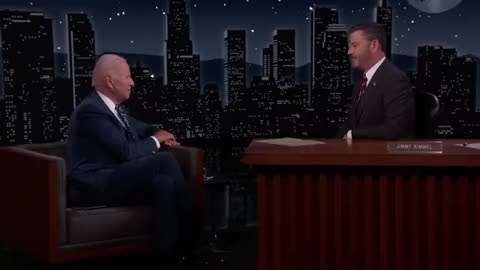 President Joe Biden Visits Jimmy Kimmel Live