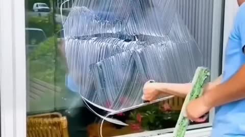 Satisfying Job! 💯🧼 #satisfying #satisfyingsounds #oddlysatisfying #windowcleaning #shorts