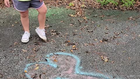 Girl Spots 'Mermaid Tail' Graffiti