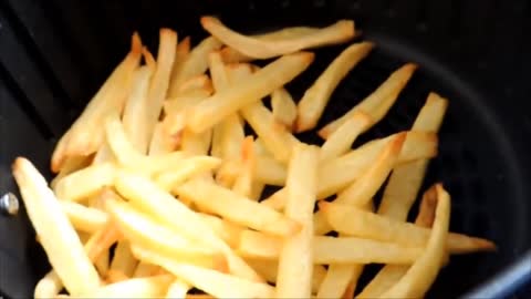 how to make french fries in the air fryer - no oil