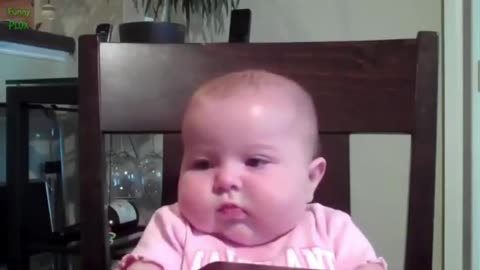 "Adorable Baby Eating Cake: Cuteness Overload!"