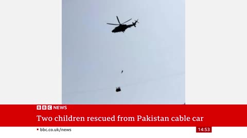 Two children saved in Pakistan cable car rescue operation