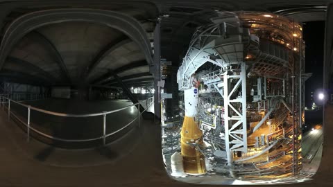 Astounding View of NASA’S Artemis I Rocket at Rollout