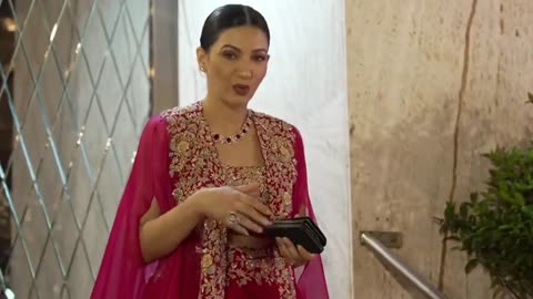 Gauahar Khan Saba Ibrahim's Wedding Reception