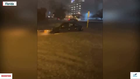 Emergency Evacuation in Florida! Scary flash flooding hits Fort Lauderdale, US