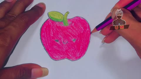 Cute apple 🍎 cartoon pictures, apple drawing