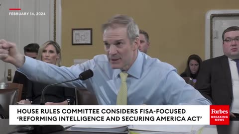 'Not How This Great Country Is Supposed To Operate': Jim Jordan Discusses Need For FISA Reform