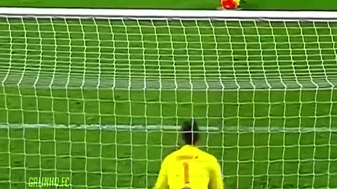 Incredible Penalty Kicks in Football#shorts