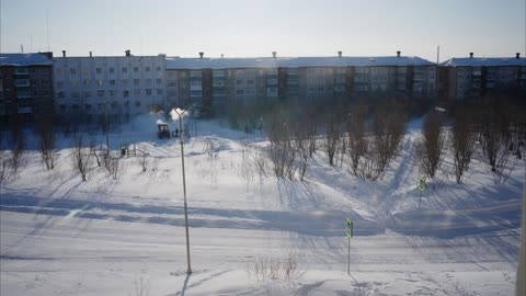 Snow removal with tractor 8K