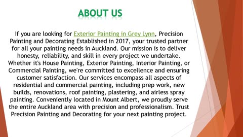 If you are looking for Exterior Painting in Grey Lynn