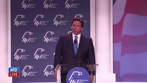 Ron DeSantis Addresses Republican Jewish Coalition Meeting in Las Vegas