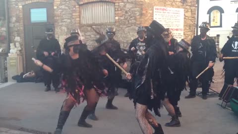 Beltane Border Morris - Dilwyn - Ship Inn, Teignmouth - 13 June 2013