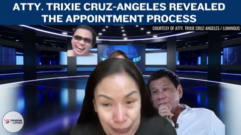 ATTY. TRIXIE CRUZ-ANGELES IBINULGAR ANG PROSESO SA PAG APPOINT | TASK FORCE DAVAO CITY, BUBUWAGIN?