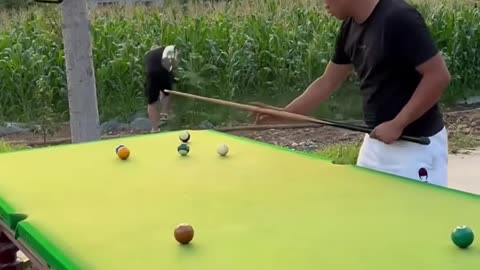 Funny Billiard/Pool challenge