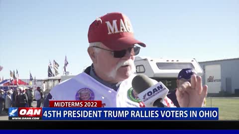 45th President Trump rallies voters in Ohio