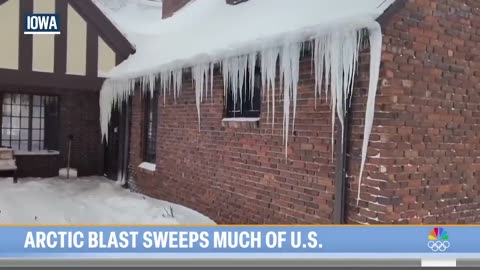 Arctic blast aqeeps much of the US impacting 76 MILLIONS PEOPLE