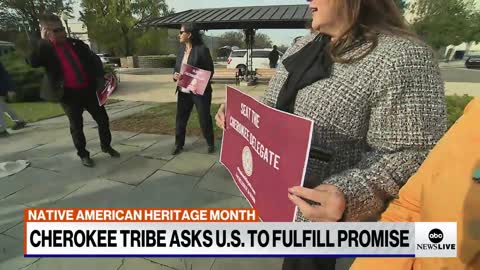 Cherokee Natives are asking for official representation in Washington