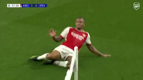 HIGHLIGHTS - Arsenal vs PSV Eindhoven - Champions League - Saka, Trossard, Gabriel Jesus, Odegaard