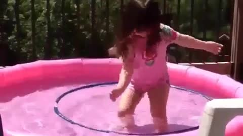 The pool hula hoop