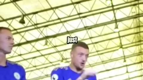 Jamie vardy kicks LGBT flag