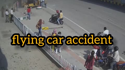 Flying car accident