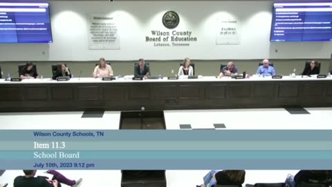 3 WCS BOE Reps discuss gender dysphoria parental notification policy recommendation