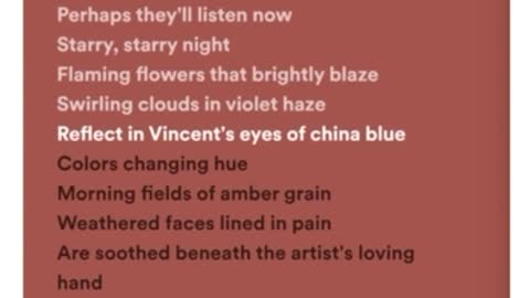 Vincent - Don McLean