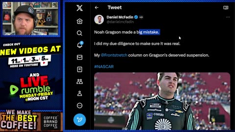 Nascar FIRES Driver For DARING To Like A George Flyoyd Meme! NASCAR Gets Woke Fires Noah Gragson!