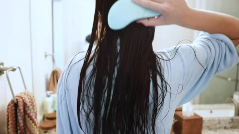 Crave Naturals Glide Thru Detangling Brush for Adults & Kids Hair