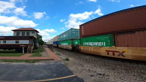 Norfolk Southern intermodal Union Station Marion Ohio