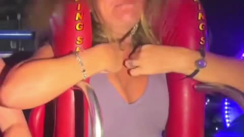 OMG___ Wait for End_ The secret is OUT_ Slingshot Ride Girl Reaction