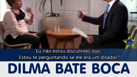 DILMA BATE BOCA COM JORNALISTA