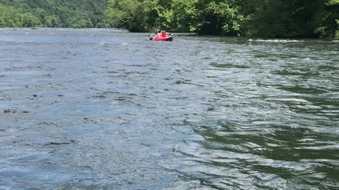 Inflatable two man kayak