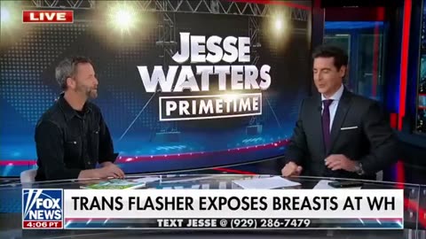 Jesse Watters- Biden banned a trans flasher from the White House. God Judge America!