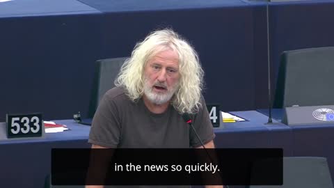 Mick Wallace setur spurningar um Nord Stream kanningararbeiði í ES tinginum